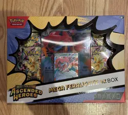 2026 Factory Sealed Pokemon Ascended Heroes Mega Feraligatr ex Box - Image 1