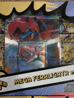 2026 Factory Sealed Pokemon Ascended Heroes Mega Feraligatr ex Box - Image 3