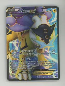 Pokemon TCG Dark Explorers 105/108 Raikou EX Ultra Rare - Image 1
