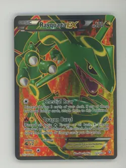 Pokemon TCG Dragons Exalted 123/124 Rayquaza EX Ultra RARE - Image 1