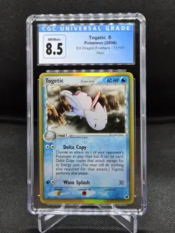 Pokemon EX Dragon Frontiers Holo Togetic 11/101 CGC NM/Mint+ 8.5 - Image 1