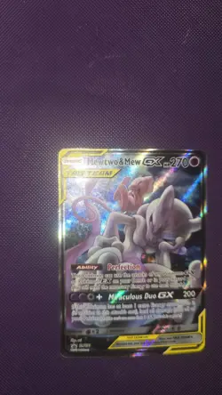 NEAR MINT - Mewtwo & Mew GX TAG TEAM GX PROMO SM191 Pokemon TCG - Image 2