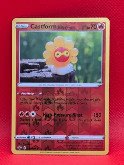 CASTFORM SUNNY FORM 022/198 CHILLING REIGN YUKA MORII REVERSE HOLO NM/M - Image 1