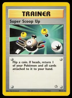 SUPER SCOOP UP 98/111 VINTAGE UNCOMMON NEO GENESIS POKEMON NM - Image 1