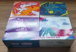 OPEN NO PACKS Pokemon Team Up, Unbroken Bonds, Unified Minds, Cosmic Eclipse ETB - Image 2