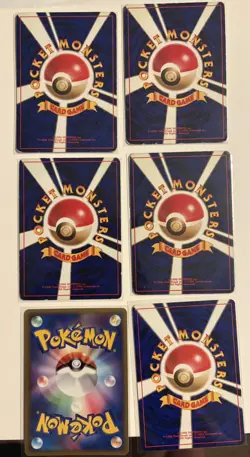 Old Pokemon LOT of 6 Wigglytuff Ditto Electrode Eevee Japanese Jungle Holo MP LP - Image 2