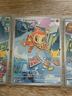 First Partner Illustration Collection Series 1 Sinnoh Starters Pokemon TCG - NM - Image 3