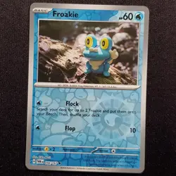 Froakie 056/167 Yuka Morii Reverse Holo Common Twilight Masquerade Pokemon LP - Image 1