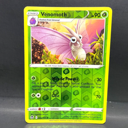 2022 POKEMON SILVER TEMPEST VENOMOTH 002/195 REVERSE HOLO (UNCOMMON) - Image 1