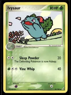 2006 EX - Crystal Guardians Ivysaur Stage 1/Uncommon #34 - Image 1