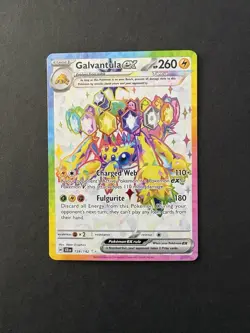 Pokemon Galvantula ex 159/142 Stellar Crown Special Illustration Rare Holo - Image 1