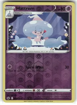 Hattrem 072/198 Chilling Reign Reverse Holo Pokemon TCG - Image 1