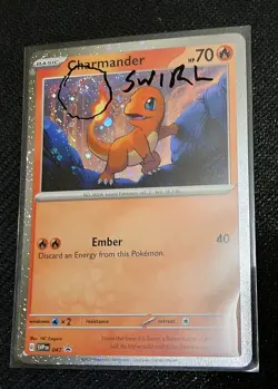 Charmander *GALAXY Fart SWIRL* #047 (Black Star Promo) SVP Cosmos- Pokemon NM - Image 5