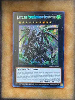 Yugioh Jupiter the Power Patron of Destruction DOOD-ENSP1 Secret Rare NM - Image 1