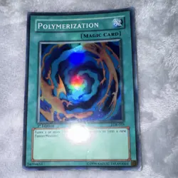 Yu-Gi-Oh! Polymerization LOB-059 1st Edition Super Rare -Vintage 2002 - Image 1
