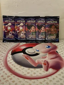 NEW- Disney Lorcana Shimmering Skies Booster Pack Lot of 5- Factory Sealed - Image 1