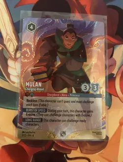 Disney Lorcana TCG Mulan - Charging Ahead DLC Foil Promo 3/C2 EN - Image 1