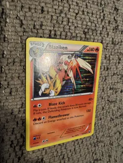 2012 Pokemon Dark Explorers 17/108 Blaziken Holo NM Rare Card collection Vintage - Image 3