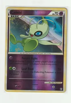 Celebi (Reverse Holo) HGSS Triumphant 3/102 Rare Pokemon Card LP - Image 1