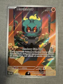Pokemon TCG Marshadow Mega Evolution Illustration Rare Card 146/132 - Image 1