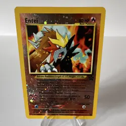 Entei 34/53 Wotc Promo Reverse Holo Basic 80 HP Pokemon TCG Card - Image 1