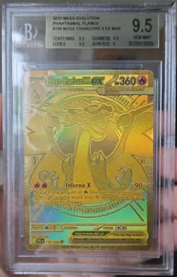 BGS 9.5 Mega Charizard X ex MUR 116/080 Inferno X M2 Pokemon Card 2025 - Image 1