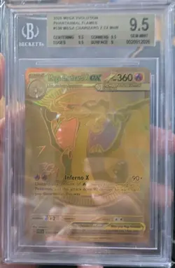 BGS 9.5 Mega Charizard X ex MUR 116/080 Inferno X M2 Pokemon Card 2025 - Image 2