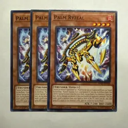 Palm Ryzeal x3 (playset) MP25-EN438 Common 1st ED NM Yugioh - Image 1
