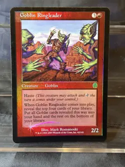 MTG FOIL Goblin Ringleader Apocalypse 62/143 MN NP - Image 1