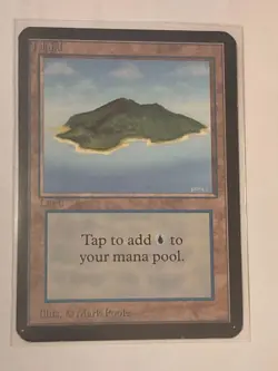 Island (B) Alpha Edition MTG Excellent - Image 1