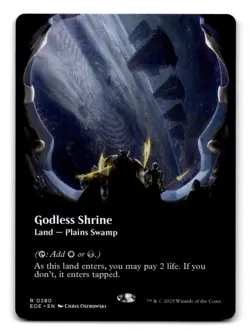 Godless Shrine (Borderless) R 280 Edge of Eternities Magic: The Gathering NM - Image 1
