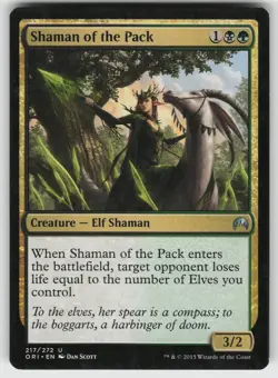 Shaman of the Pack U Magic Origins 217 MTG - Image 1