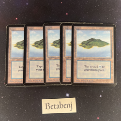 1x MTG Alpha Island Version A from Estate Collection - Image 1