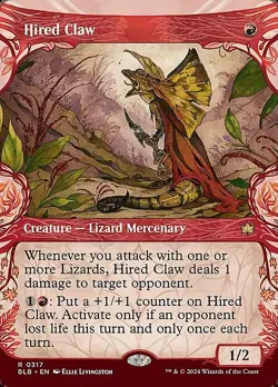 Magic The Gathering MTG HIRED CLAW SHOWCASE Bloomburrow NM Near Mint - Image 1