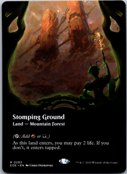 Stomping Ground (Borderless) English Edge of Eternities R 283 - Image 1