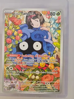 Erika's Tangela 218/217 ME: Ascended Heroes Illustration Rare Pokemon TCG NM - Image 1