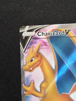 Charizard V SWSH050 Full Art Black Star Promo Pokemon Champions Path 2020 TCG - Image 3