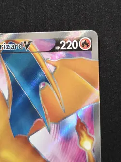 Charizard V SWSH050 Full Art Black Star Promo Pokemon Champions Path 2020 TCG - Image 4
