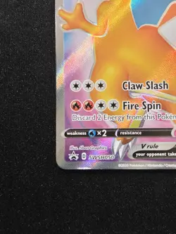 Charizard V SWSH050 Full Art Black Star Promo Pokemon Champions Path 2020 TCG - Image 5