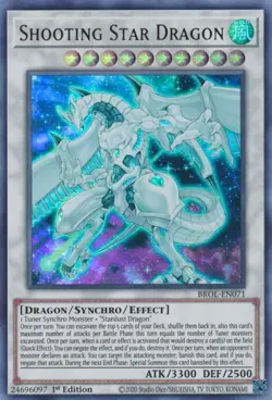 Shooting Star Dragon - BROL-EN071 - NM - Ultra Rare - 1st ed - Yugioh - Image 4