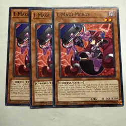 L Magi Mergy x3 (playset) MP25-EN411 Common 1st ED NM Yugioh - Image 1