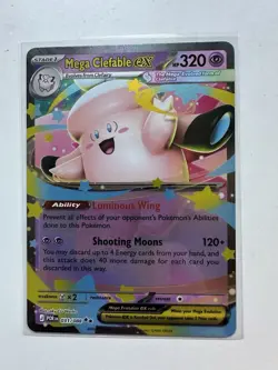 Pokemon TCG Holo Rare 031/088 Mega Clefable EX Perfect Order - Image 1