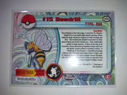 Topps Chrome Pokemon Beedrill #15 NM/M (A) - Image 2