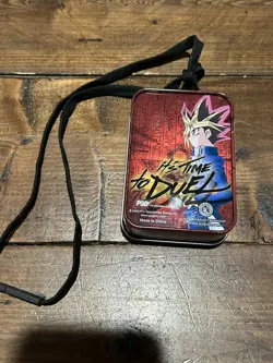YU-GI-OH! 2003 Tin Case It's Time To Duel Trading Card Box Yugioh Lanyard Only - Image 2
