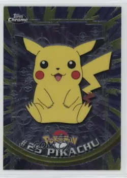 Pikachu Topps Chrome Pokemon TV Animation Edition #25 2000 - Image 1