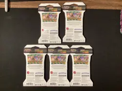 Evolving skies hanger pack Pokemon sealed booster pack Sword and Shield x 5 - Image 2