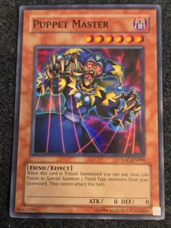 Yugioh Puppet Master CSOC-EN090 Super Rare Unlimited Edition VLP - Image 1