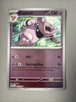 Pokemon TCG * Phantasmal Flames * 38/94 Granbull REVERSE HOLO Uncommon FRESH PK - Image 1