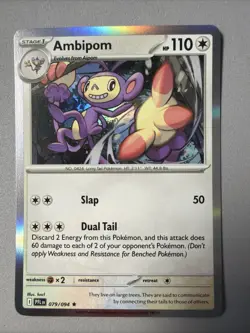 Pokemon TCG * Phantasmal Flames * 79/94 Ambipom Holo Rare * FRESH PK - Image 1
