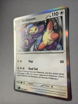 Pokemon TCG * Phantasmal Flames * 79/94 Ambipom Holo Rare * FRESH PK - Image 2